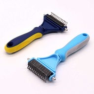 Pet Comb Grooming Device Dog Knotted Comb Double-Sided Stainless Steel Fading Dog Comb Cleaning Dail