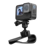1 PCS Action Camera Car Sun Visor Mount Action Camera Accessories Black for ACTION 4 X3 with 1/4 Inch Adapter