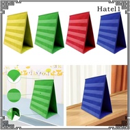 [Hatel] Tabletop Pocket Chart, Foldable Tabletop Card Display Stand, Double-Sided Desktop Pocket Cha
