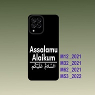 HP Samsung M12 / Samsung M32 / Samsung M62 / Samsung M53 Case - Cool Flexible Black Silicone Phone C