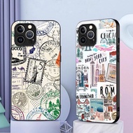 Popular Travel Aircraft 03 Glass Phone Case For IPhone 16 15 14 13 12 11 Pro XR XS Max Plus Mini X X