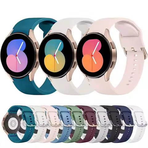 No Gaps Strap For Samsung Galaxy Watch 4 5 40mm 44mm/Watch 5 Pro 45mm Band Bracelet For Galaxy Watch