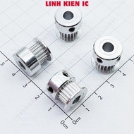 [2 Pieces]- GT2 Gear, 20 Tooth Pulley, 2mm Step, 7mm Belt Groove, 6mm Hole Linhkien IC