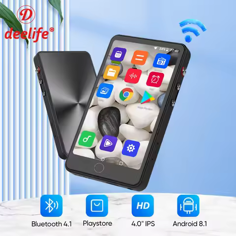 Deelife MP4 Player Touch Bluetooth WiFi Android MP3 MP 4 Video Music Player