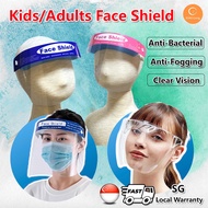 ✅SG Ready Stocks✅ JOMO Adult Kids Full Face Shield Acrylic Protective Transparent Cap Face Mask PET 