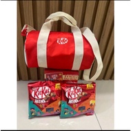 Mini kitkat size 2 packs with mini duffle bag 144gr