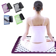factory Sport Yoga Spike Acupressure Mat Pillow Set Mat Acupuncture Pain Relieve Stress Portable wit