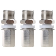 yunhaoSK-3X S216 3/8 24 to SO239 Antenna Mount Adapter (SO-239) to 3/8-24 Threaded Antenna Mount Ada