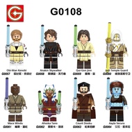 Hot-selling Xinhong G0108 Planet Series Obiwan Anakin Skywalker Mace Assembled Building Blocks Educa
