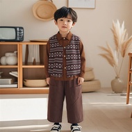 New Autumn Spring Boys Clothes Baby Causal Flowers  Sweater Hooded Shirt Causal Pants 3pcs/set Kids 