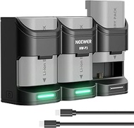 NEEWER BASICS 3 Channel USB Camera Battery Charger for LP-E6 LP-E6N LP-E6NH LP-E6P, 36W PD Fast Char