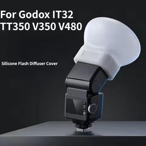 Silicone Flash Diffuser Cover For Godox IT32 TT350 V350 V480 Soft Light Box Portable Photography Sof