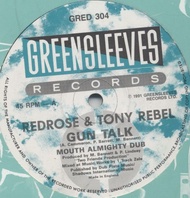 【中古】英12” Anthony Red Rose & Tony Rebel Gun Talk / Sound Talk GRED304 Greensleeves Records /00250