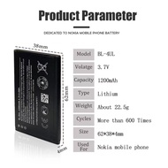 New 1200mAh BL 4UL BL-4UL Battery For Nokia Lumia 225 330 RM-1172 RM-1011 RM-1126 BATTERY BL4UL Part