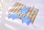 小藍鯨魚酒精乾洗手隨身瓶收納袋 酒精搓手液 口罩 防疫用品 生日