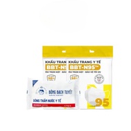 [Top Value][GIVEAWAY GOODS NOT FOR SALE] - Combo of 3 gifts: 30 pieces of 3D cotton + 5G medical cot