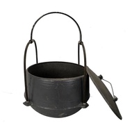 YQ31 Factory Direct Supply Old-Fashioned Cast Iron Pot Stew Pot Thickened Firewood Iron Hanging Pot Iron Pot Chicken Coo