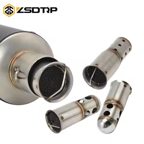 ZSDTRP Universal 51mm For Motorcycle Exhaust Muffler DB killer Silencer Noise Sound Eliminator For O