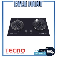 Tecno T 278TGTRSV/ T278TGTRSV 2-Burner 78cm Glass Cooker Hob with True Triple Ring Burners || Free Basic Installation