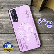 VIVO Y72 (5G) Glass Softcase - VIVO Y72 (5G) Mobile Case [T132].