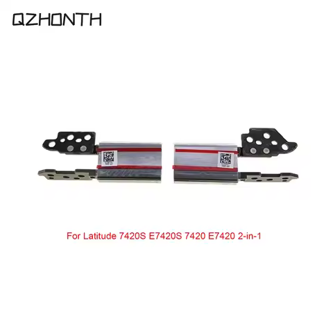 New For Dell Latitude 7420S E7420S 7420 E7420 2-in-1 Laptop Screen Hinges with Cover 0J0D64 08FTGT