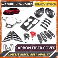 [CARBON] Honda Civic FE 2022 Interior Cover Carbon Fiber Car Accessories Gear Cover Steering Window 