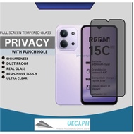 Privacy Protection Tempered Glass Screen Protector XIAOMI REDMI 15C 15 14C 13C