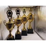 Set of 4 Plastic Gold Trophies – Height: 81cm/74cm/69cm/61cm ( 292 )( Customize Available )