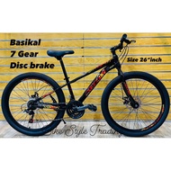 BASIKAL DEWASA / BASIKAL SIZE 26 INCH / BICYCLE ADULT / BASIKAL GEAR / BASIKAL MTB / model 2654 2653