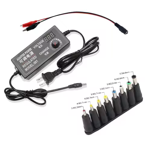 Adjust Power Supply Multi Voltage 3V-24V-3A 3V-12V-5A 10A 9V-24V-5A 1V-24V-2A Various Volt 8PCS Adap