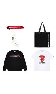 全新 AAPE Moonface happy bag 福袋 XXL