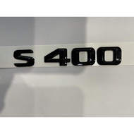 Mercedes Benz S400 Emblem Logo Gloss Black | Mercedes S 400 Emblem