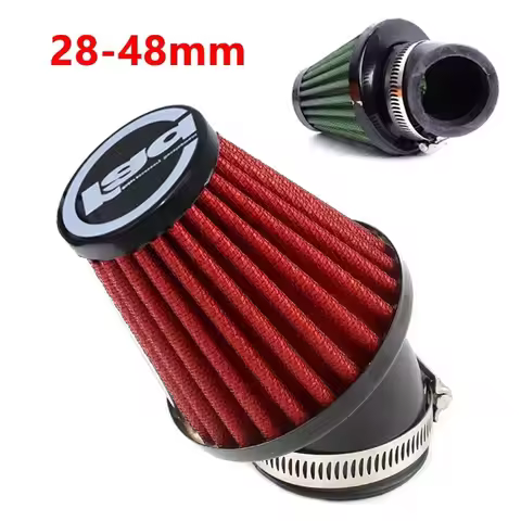 Universal Motorcycle Air Filter 28mm 35mm 39mm 42mm 48mm 45 Degree Bend Air Intake Filters Motorbike