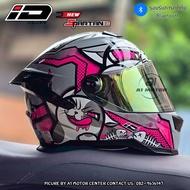 ลายใหม่ !  หมวกกันน็อคเต็มใบ INDEX ID รุ่น SPARTAN ผลิตตาม มาตรฐาน ECE และ มอก 369-2557