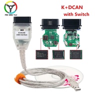 For BMW K DCAN Switch OBDII Diagnostic Cable for BMW K+DCAN USB Interface Ediabas K D CAN OBD2 Diagn
