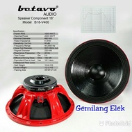 Speaker Komponen Betavo B18V 400 Original B18V400 ( 18 Inch)