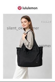 lululemon 大容量手提式旅行包多口袋全功能運動健身單肩包