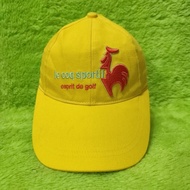 Topi Golf - Golf Cap Hat Original Preloved Le Coq Sportif (Big Logo)