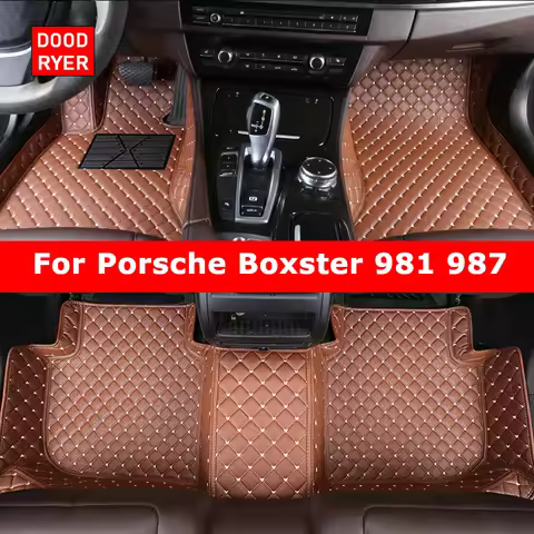 DOODRYER Custom Car Floor Mats For Porsche Boxster 981 987 Auto Carpets Foot Coche Accessorie