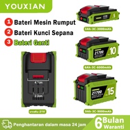 YOUXIAN 21700 Battery 21V 3Ah/6Ah/9Ah  Bateri Drill  Grass Cutter  wrench battery  Lithium battery u