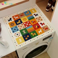 Creative Diatom Mud Pad Puppy Design Dustproof Sunscreen Cover For Washing Machine Nightstand