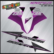 Sticker stripe YAMAHA MOTOR LC135 sniper V2-V5 (8) 2020