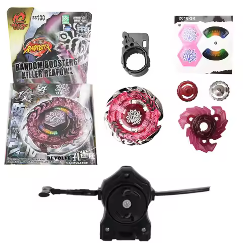 B-X TOUPIE BURST BEYBLADE nado Metal Fusion 4d Killer Beafowl BB100 Simple Packing + Black Pull Line