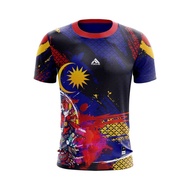 READYSTOCK  Baju tshirt Jersi Malaysia Merdeka bulan bintang Lengan Pendek lelaki/unisex