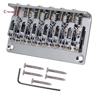 12 String Fixed Hardtail Saddle Bridge Top Load Guitar Tailpiece for Electric Guitar 12-String Elect