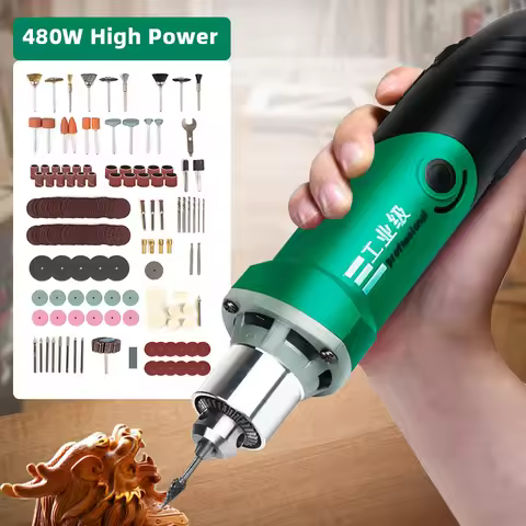 Variable Speed Dremel 480W Mini Electric Drill Electric Grinder Engraver Grinding Machine for Dremel