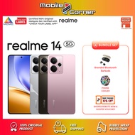 realme 14 5G 26GB(12+14)RAM + 256GB ROM l Snapdragon 6 Gen 4 l IP69 Dust & Water Resist | Warranty u