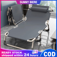SUNNY Folding Bed Single Home Office 56/75cm Multifunction Portable Reclining Chair Outdoor Camping Bed Hospital Escort Bed/Katil Lipat/Foldable Bed/Camping Bed Foldable折叠床