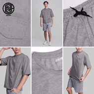 INSPI@A*Basics=e/Terno&o,Oversized,L!Plain,D[Tshirt!a,for[G!Men,c[w/ Pocket + Shorts Coords T Shirt