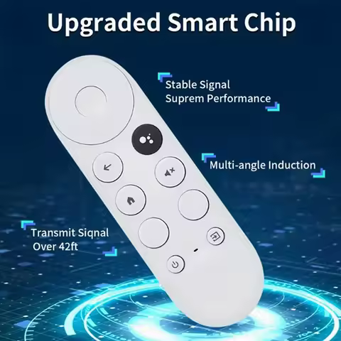 G9N9N Universal Replacement Voice Remote Control Compatible with Google Chromecast 4K Snow Smart TV 
